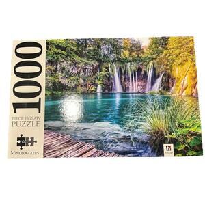 Rare Mindbogglers PLITVICE Croatia 1000 PC Jigsaw Puzzle 27"x 21.5" Hinkler